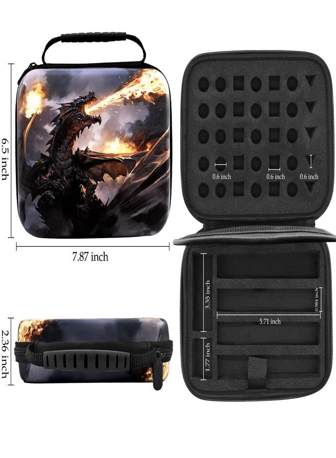 sabermaster Dice Storage Case Dice Bag Dice throne dnd dice tray dice holder dnd dice storage dice case Multifunctional storage Organizer Role Playing Game for Rpg Table Game (C) - Image 2